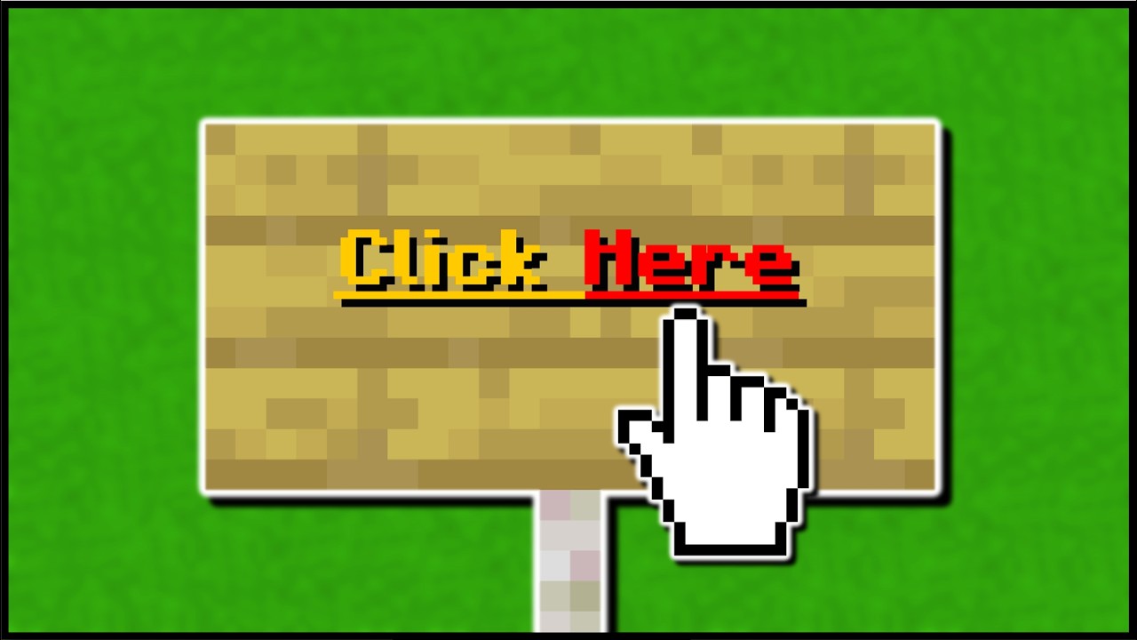 Minecraft - How To Make Clickable Signs