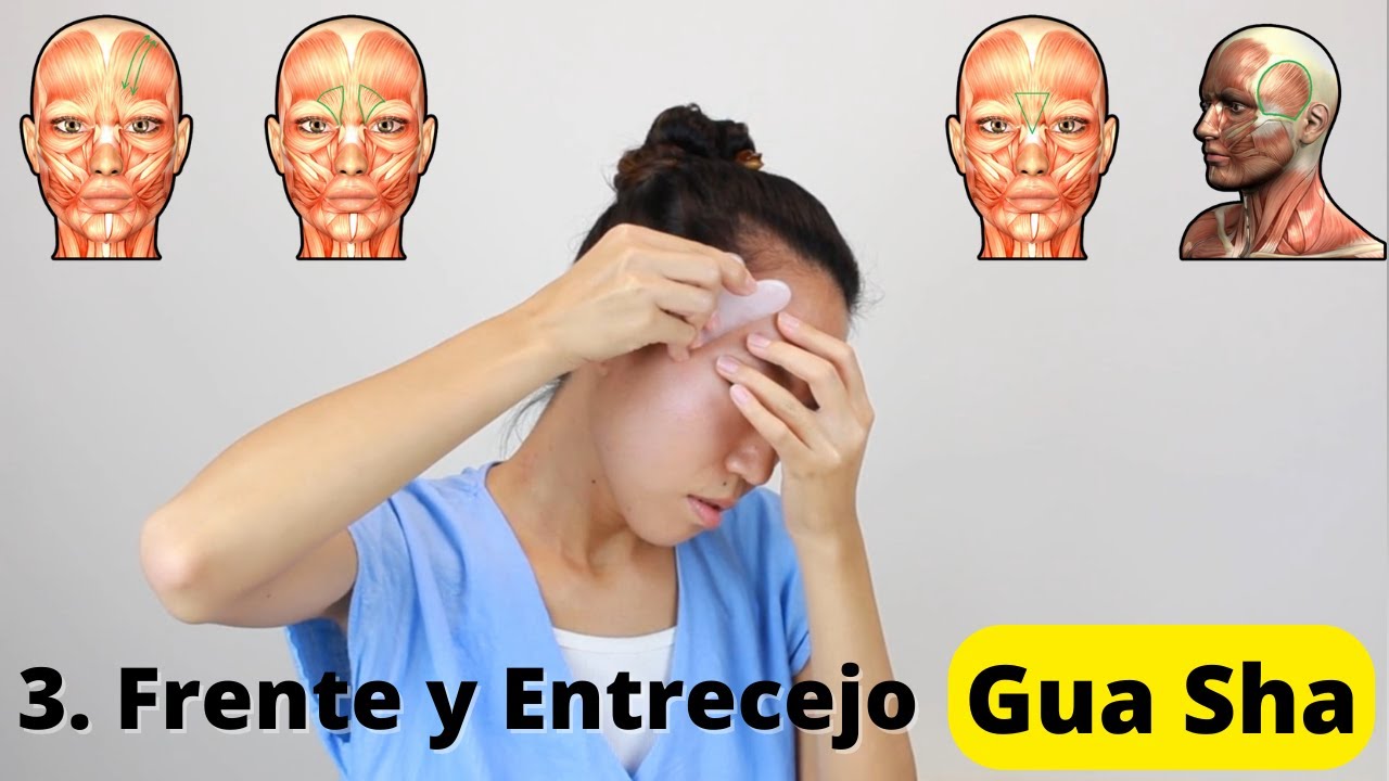 Masaje de la Frente y Entrecejo con Gua Sha [Vídeo 6 #CursoGuasha] | Wabissabi