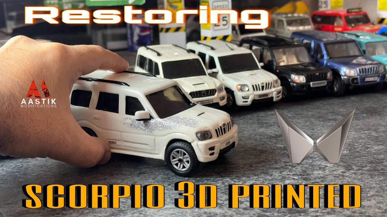 Restoring Mahindra scorpio Scale Model 