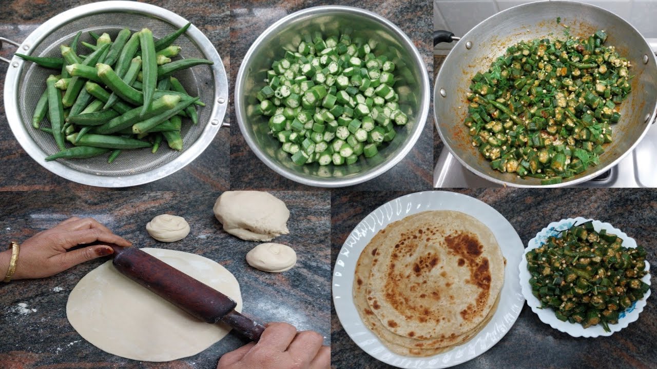 Roti Bhindi Recipe || Quick Lunch Box Recipe || Tiffin Recipe By Farhana Cooking