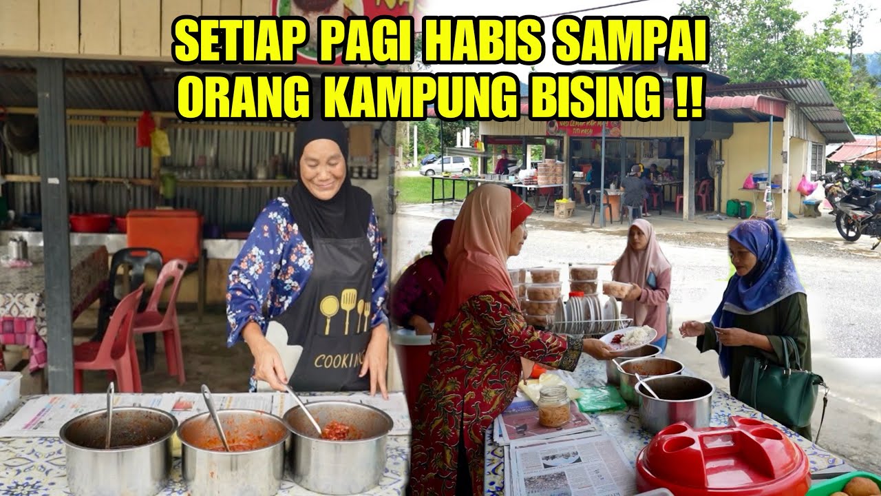 Resepi 36 tahun ARWAH MAK habis 20 kilo SETIAP PAGI sampai orang kampung bising