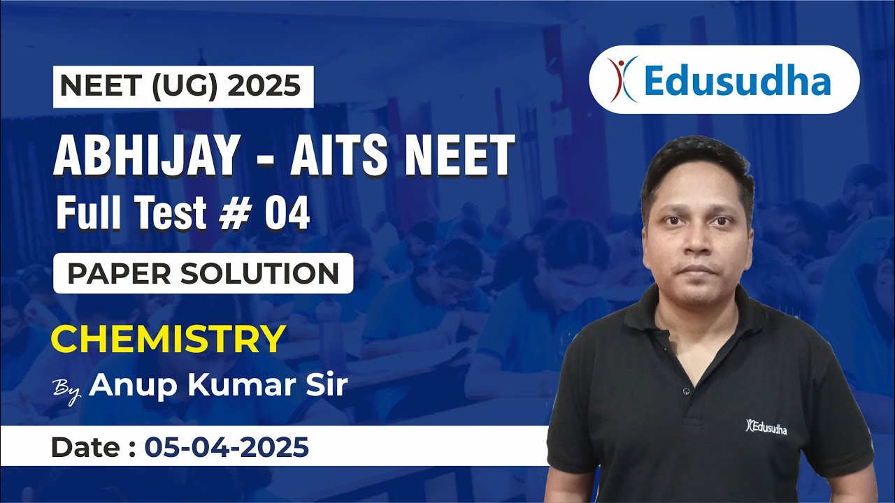 Chemistry | Abhijay AITS | FT 04 | CAK Sir |
