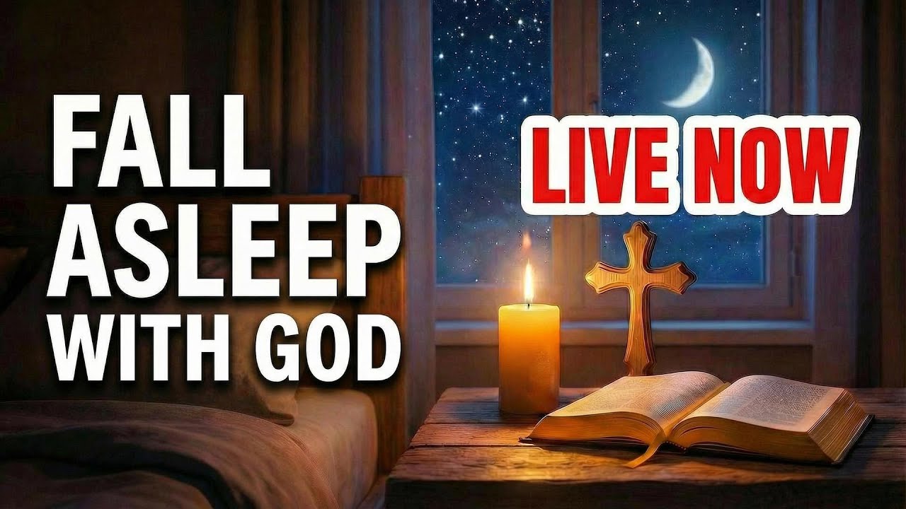 LIVE: Fall Asleep With God’s Word | Peaceful Night Prayer & Bible Verses