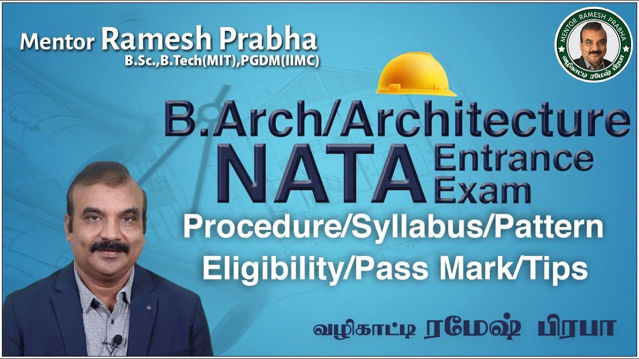 NATA Entance Exam 2021 for Architecture Admission. Mentor Ramesh Prabha.