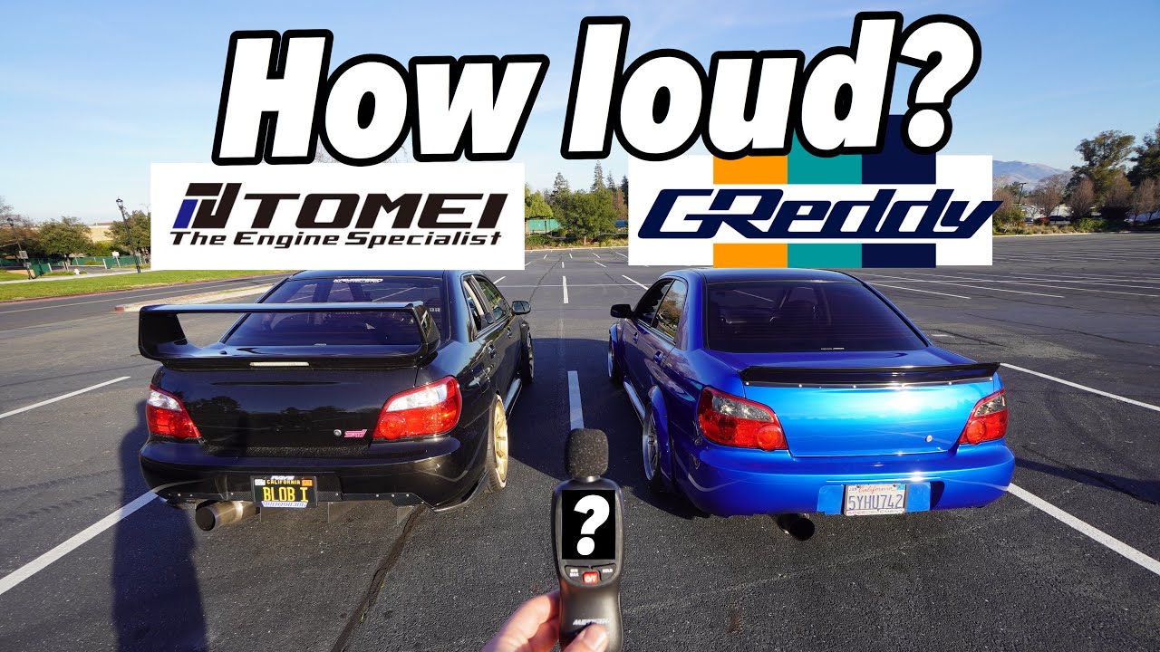 TWO BUILT SUBARUS GET dB TESTED FOR CA EXHAUST LAW! STATE REF?