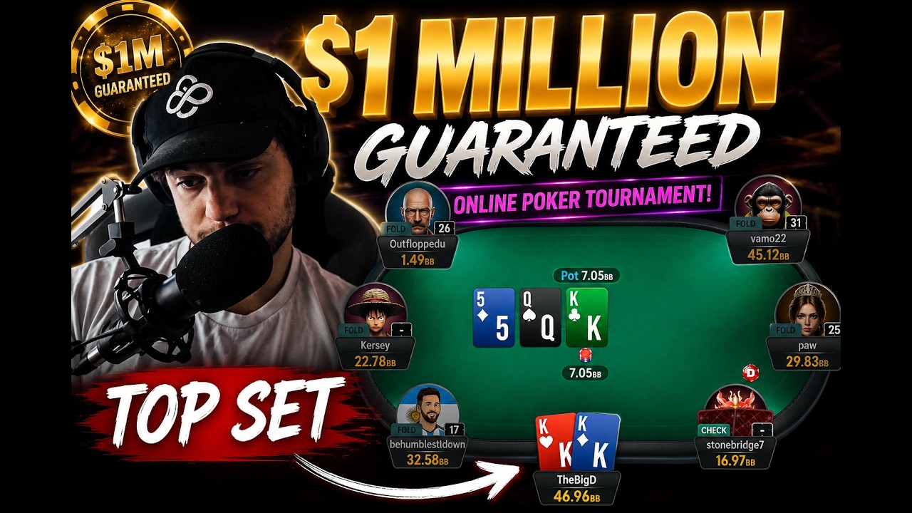 $1 000 000 GTD Coin Million ГЛУБОКИЙ СТЕК!!