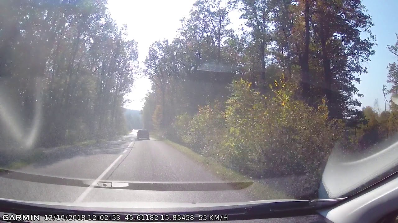 DRIVE #334: Zagreb-Brezovica-Pisarovina-Karlovac (Croatia) (timelapse 4x) *Read Description*