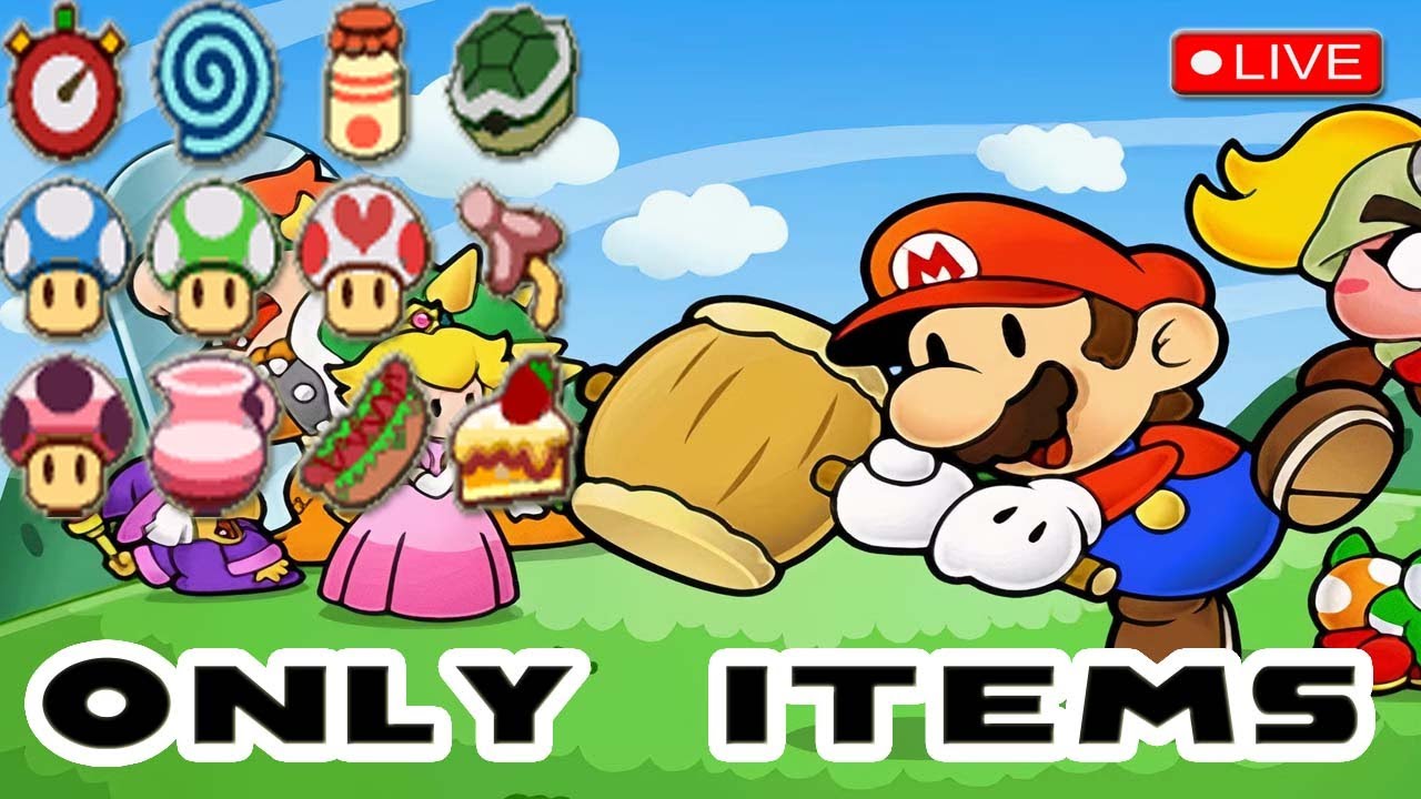 (LIVE) Can i Beat Paper Mario TTYD Only Using Items?