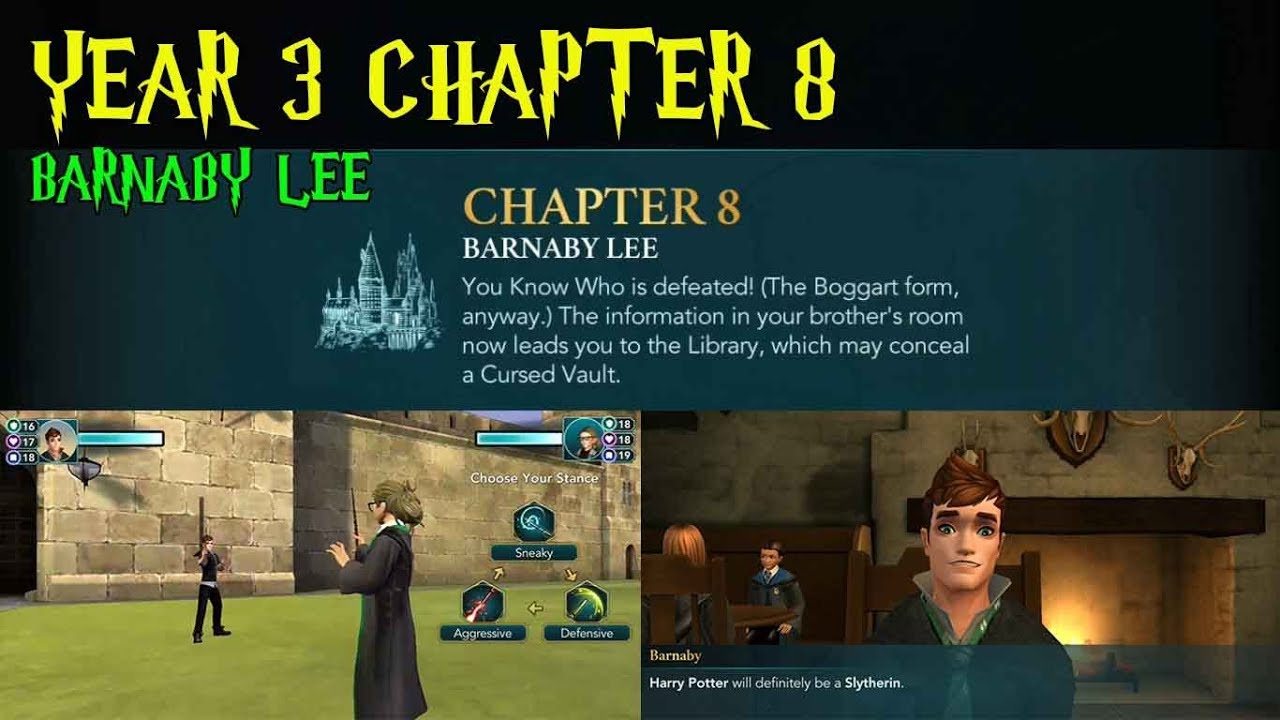 Harry Potter Hogwarts Mystery Year 3 Chapter 8 Barnaby Lee Gameplay