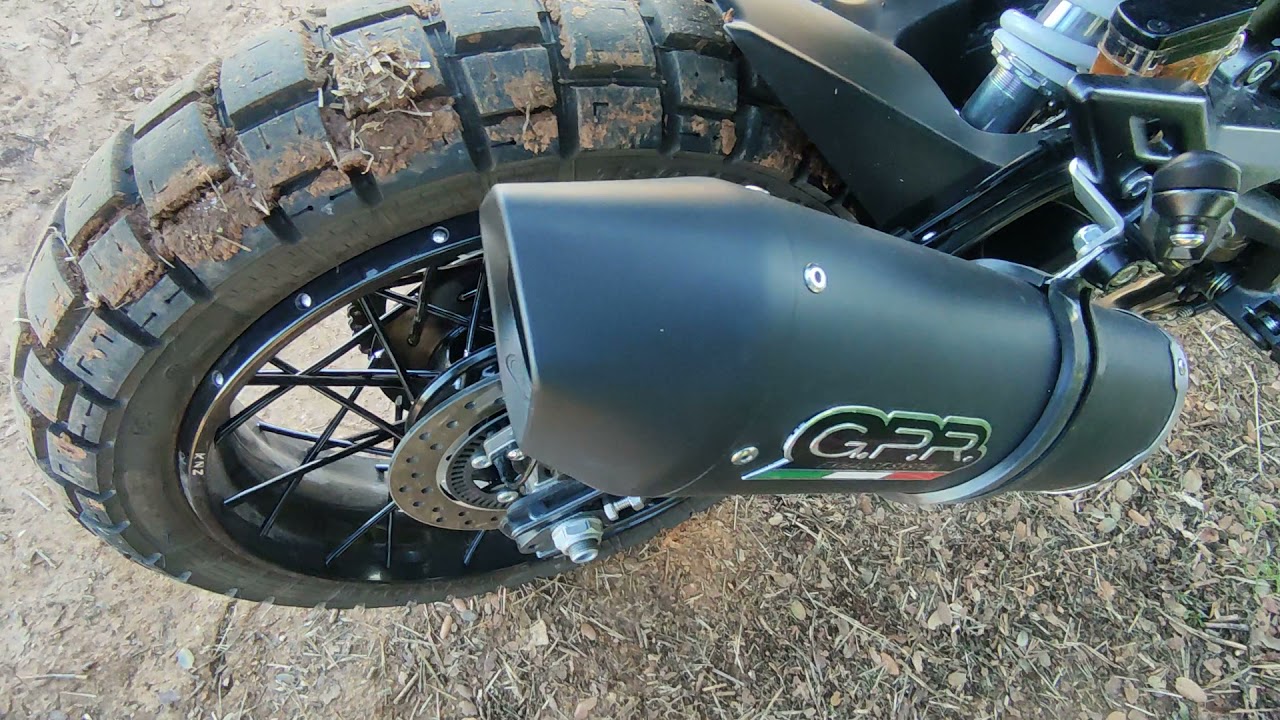 Zontes U1 sonido escape GPR FURORE EVO 4 NERO