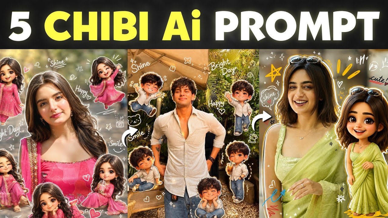 Trending Chibi style photo editing Prompts | Chibi style new prompts Chatgpt
