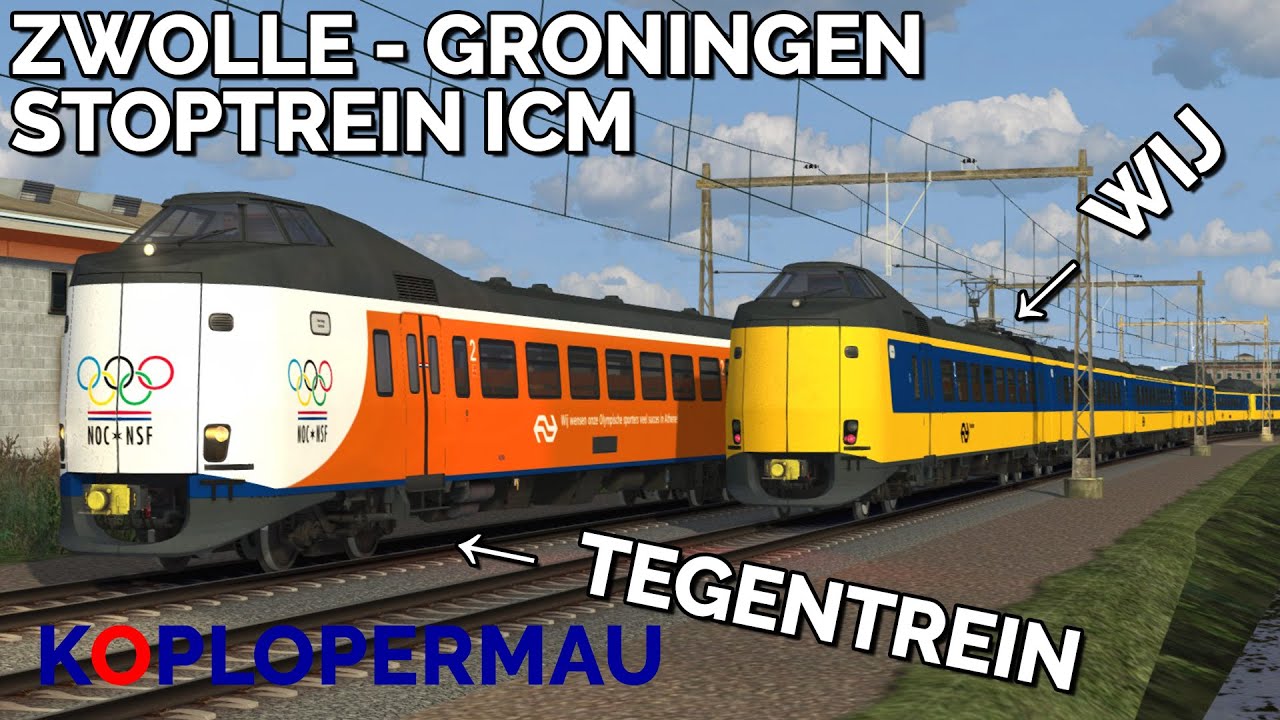 Train Simulator 2022: NS ICM Koploper van Zwolle naar Groningen als Stoptrein