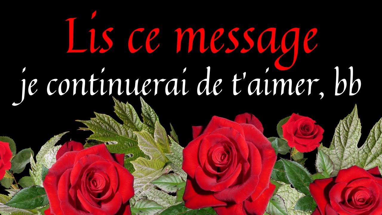 Mon coeur, écoute ce message il est pour toi ❤️ je t'aime mon amour