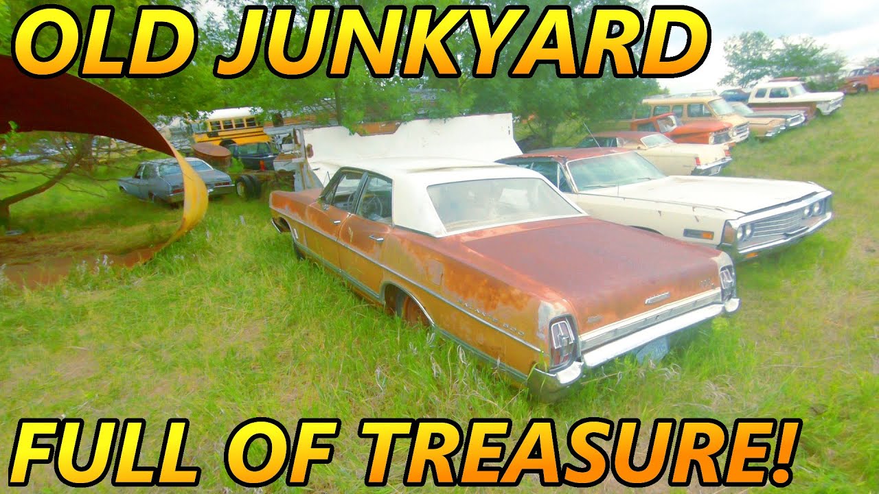 HUGE Ford, Mopar, & GM Salvage Yard Full of Rusty Treasures! (Old Car Junkyard)