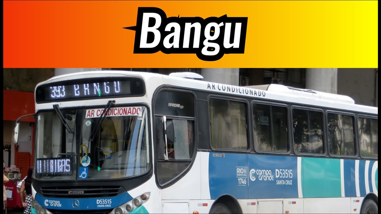 Bangu - Movimentação de ônibus urbanos no Rio de Janeiro