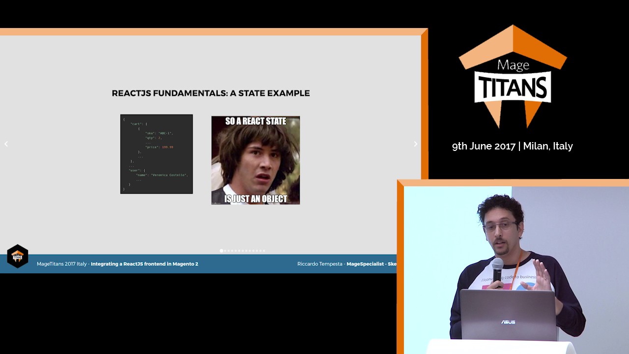 Mage Titans IT 2017 - Riccardo Tempesta – Integrating a ReactJS frontend in Magento 2