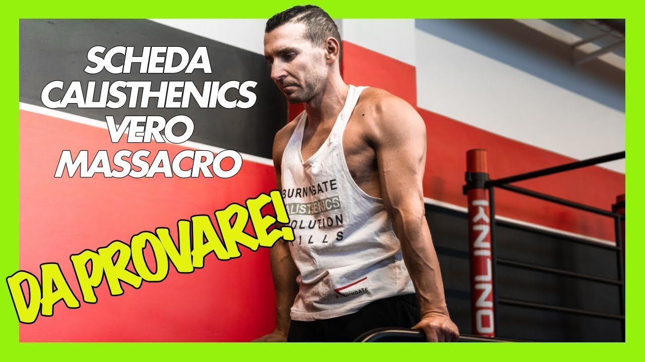 💣SCHEDA CALISTHENICS per stimolare Forza e Resistenza