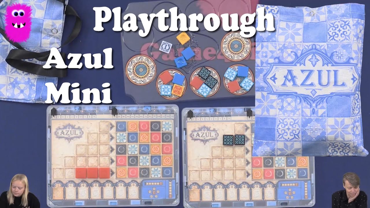 Azul Mini, Playthrough with a cool new travel friendly version