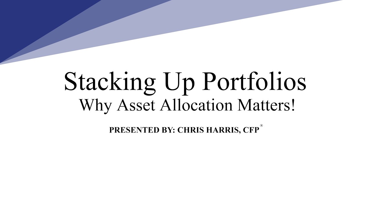 Why Asset Allocation Matters!