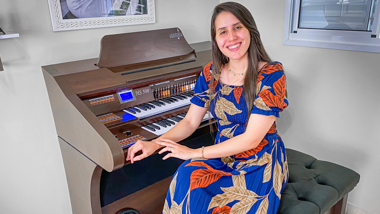 O dia que ganhei um HS500 da @harmoniaorgaos ❤️❤️❤️.