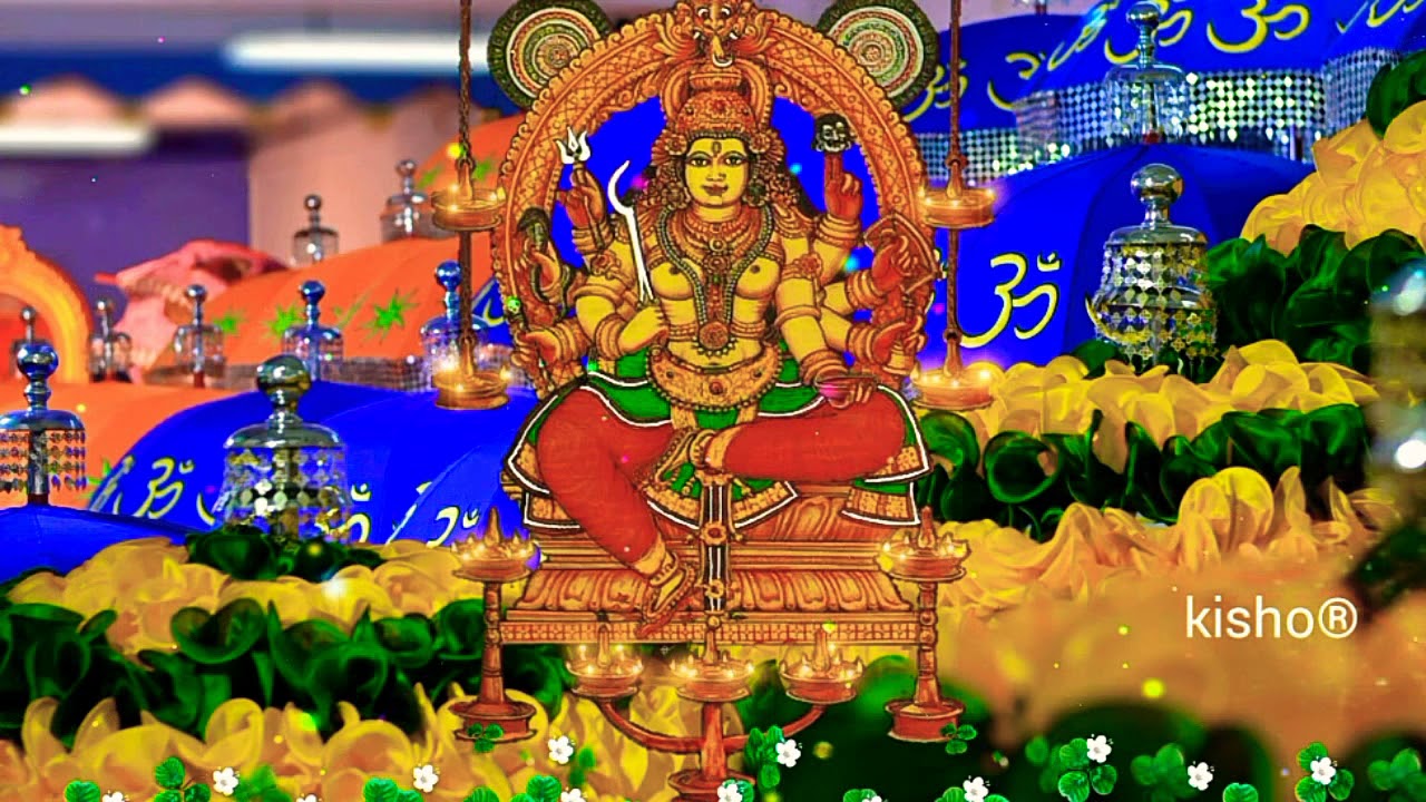 ഓം അമ്മേ മഹേശ്വരി ദേവീ മഹേശ്വരി ഭദ്രേ മഹേശ്വരി മാന്ധാം ചലേശ്വരി 🔯 ഘനസംഘം