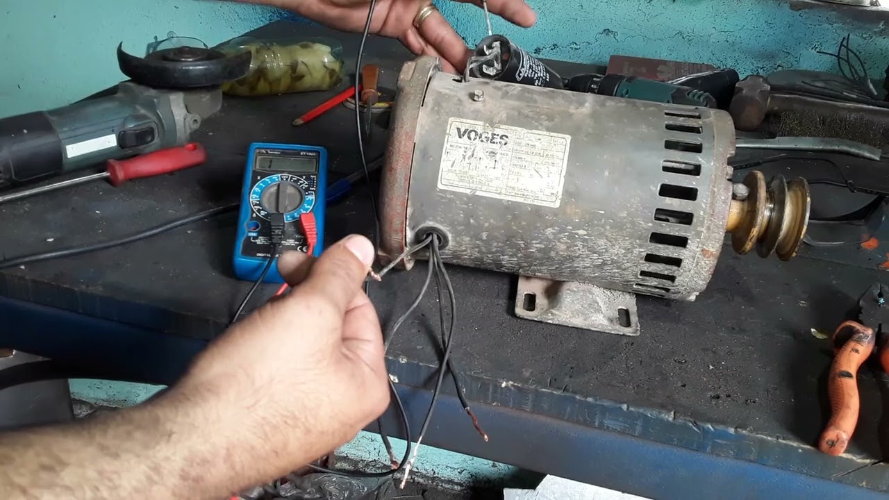 Como testar a  partida de um motor monof&aacute;sico &eacute;  achar o defeito. dicas do dia a dia