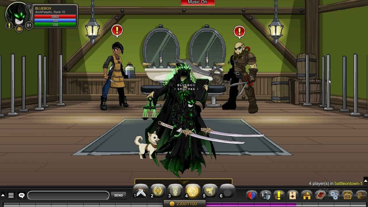 AQW วิธีเปลี่ยนสีตัวแต่ละส่วนและชุดเซ็ต