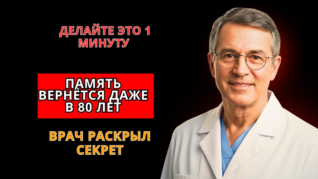 В 69 лет забывала всё | Врач показал 1 минутное упражнение - результат ШОКИРУЕТ!