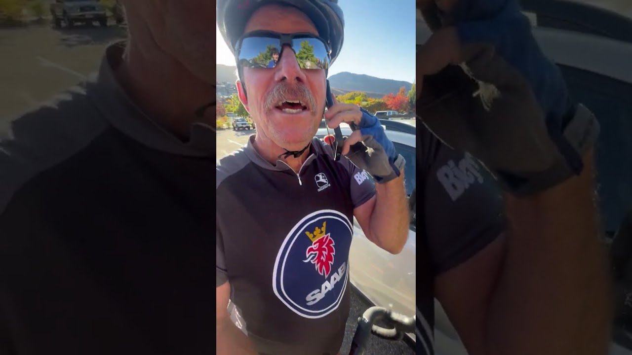 Gary Peacock (FULL VIDEO) Bicycle Incident.