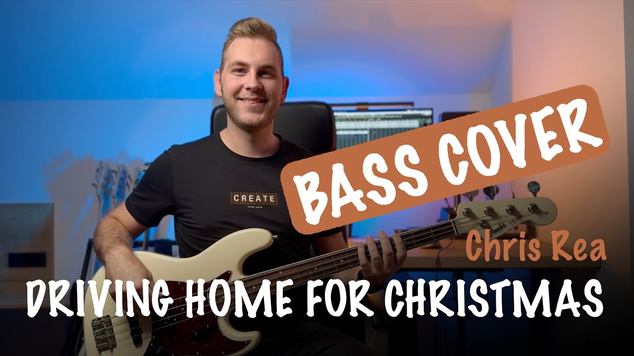 Chris Rea - Driving Home For Christmas (Bass Cover)