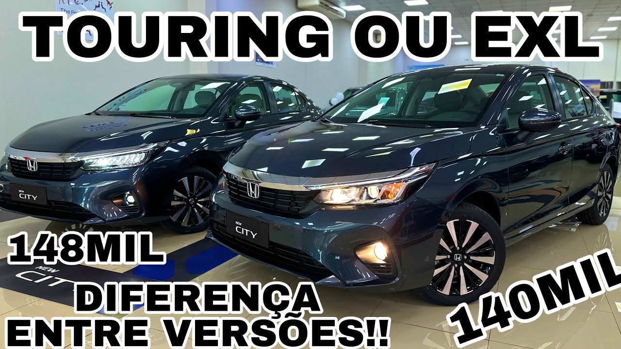 COMPARATIVO ENTRE VERSÕES HONDA CITY SEDAN 2025 | QUAL VALE MAIS A PENA??