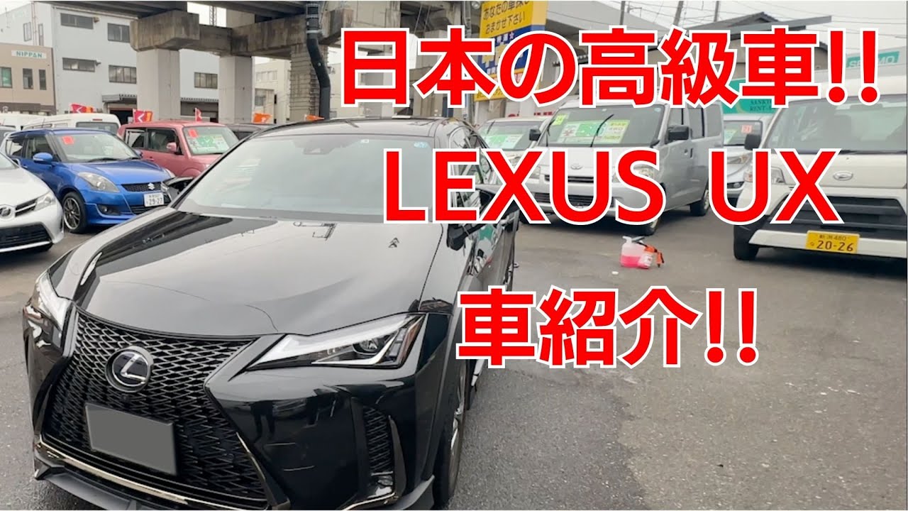 【LEXUS UX】日本高級車メーカーのミニSUVの実力を拝見！！さすがって感じの装備がたくさんありました！