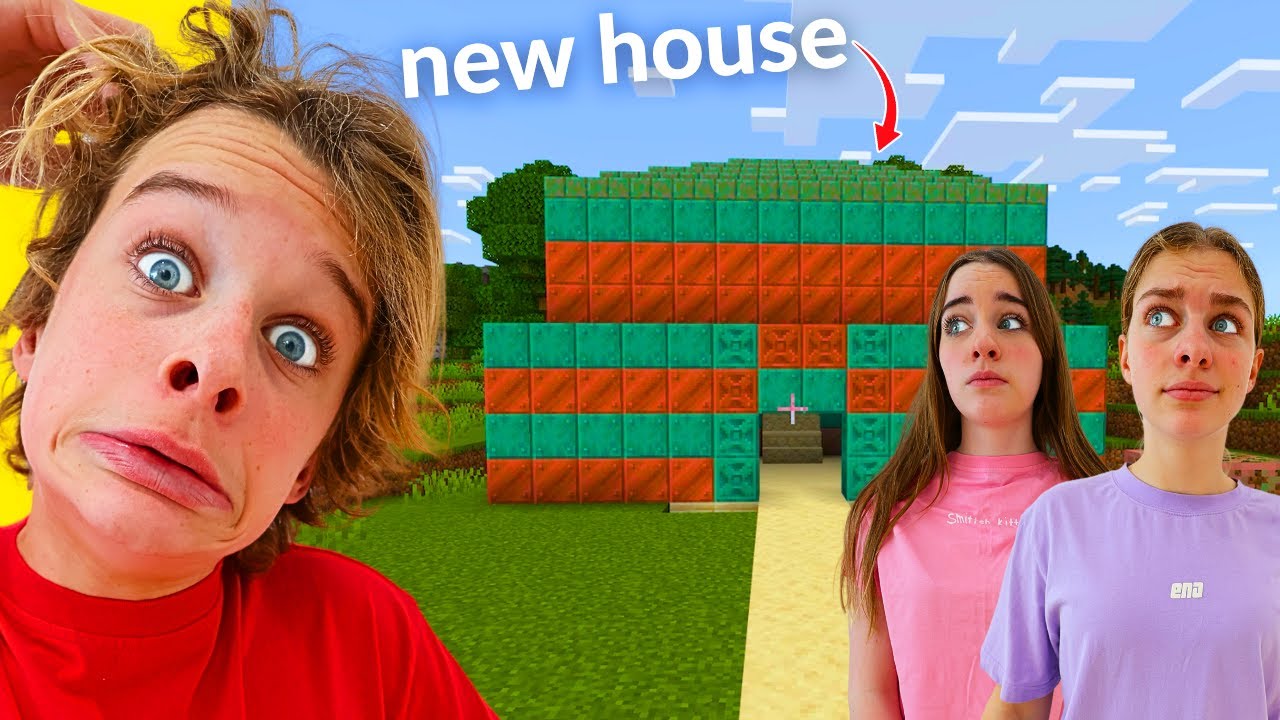 WE BUILT HOUSES FOR EACH OTHER IN MINECRAFT Gaming w/ The Norris Nuts