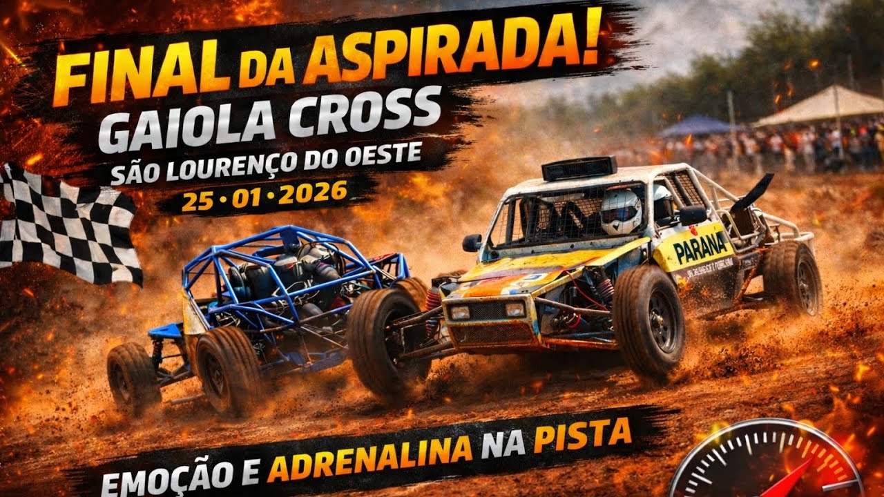 GRANDE FINAL ASPIRADA - 6º Gaiola Cross –  São Lourenço do Oeste SC 25/01/2026