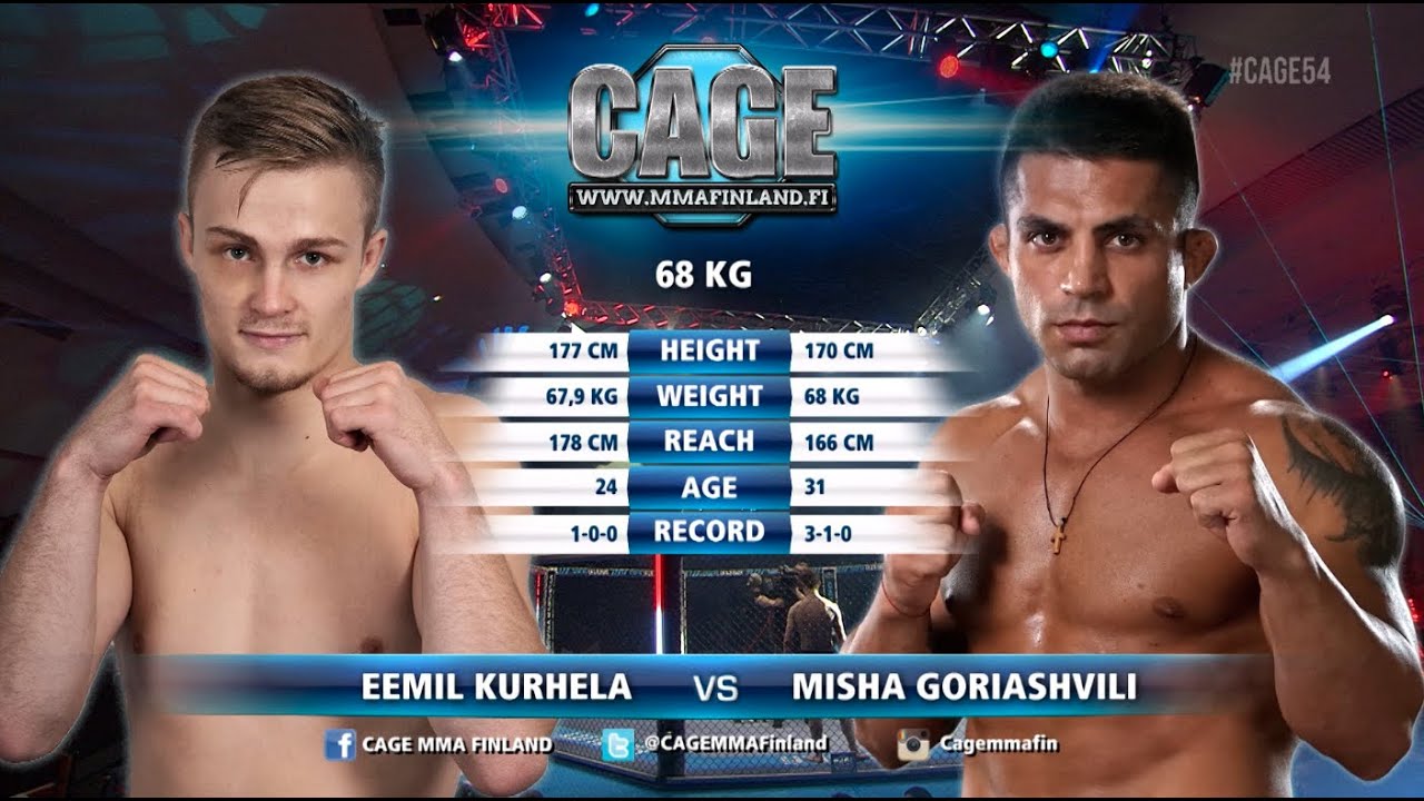 CAGE 54: Kurhela vs Goriashvili (Complete MMA Fight)