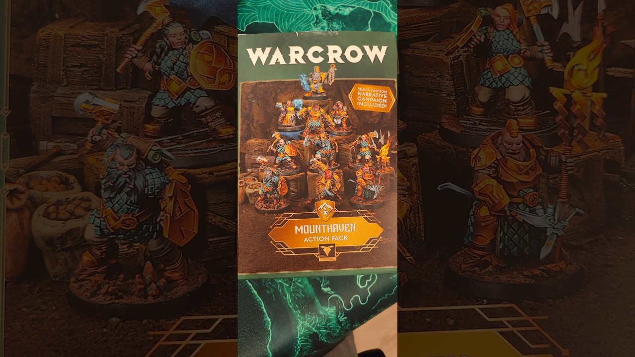 warcrow - Unboxing de Mounthaven action pack