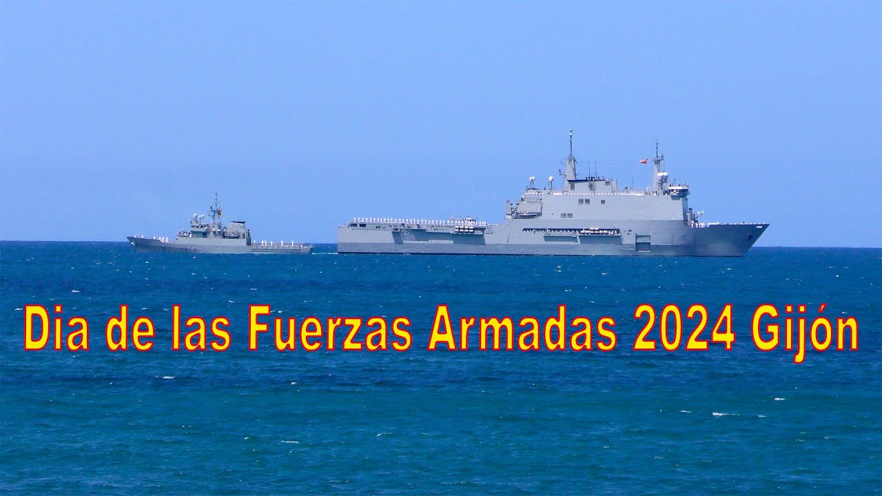 Dia de las Fuerzas Armadas 2024 Gijón (Revista naval y desembarco)