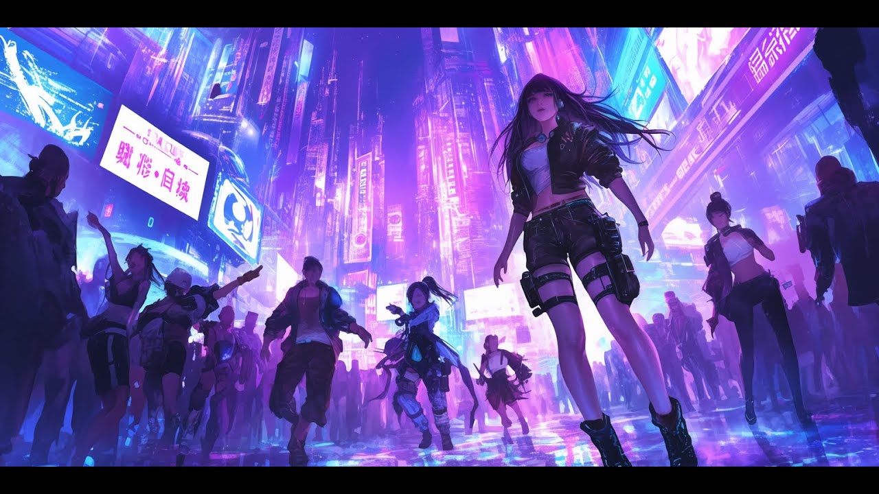 Tension in the Cyber City ♪