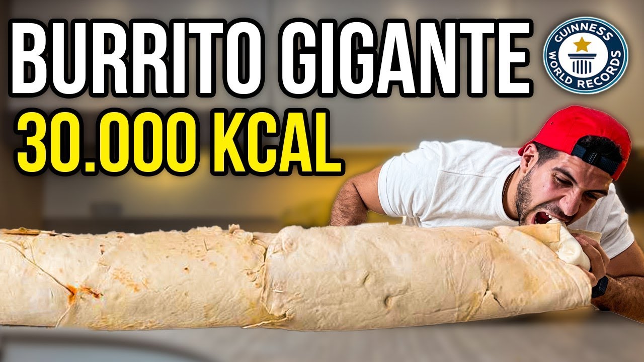 HO CUCINATO UN BURRITO DA 20 KG - GUINNES WORLD RECORD