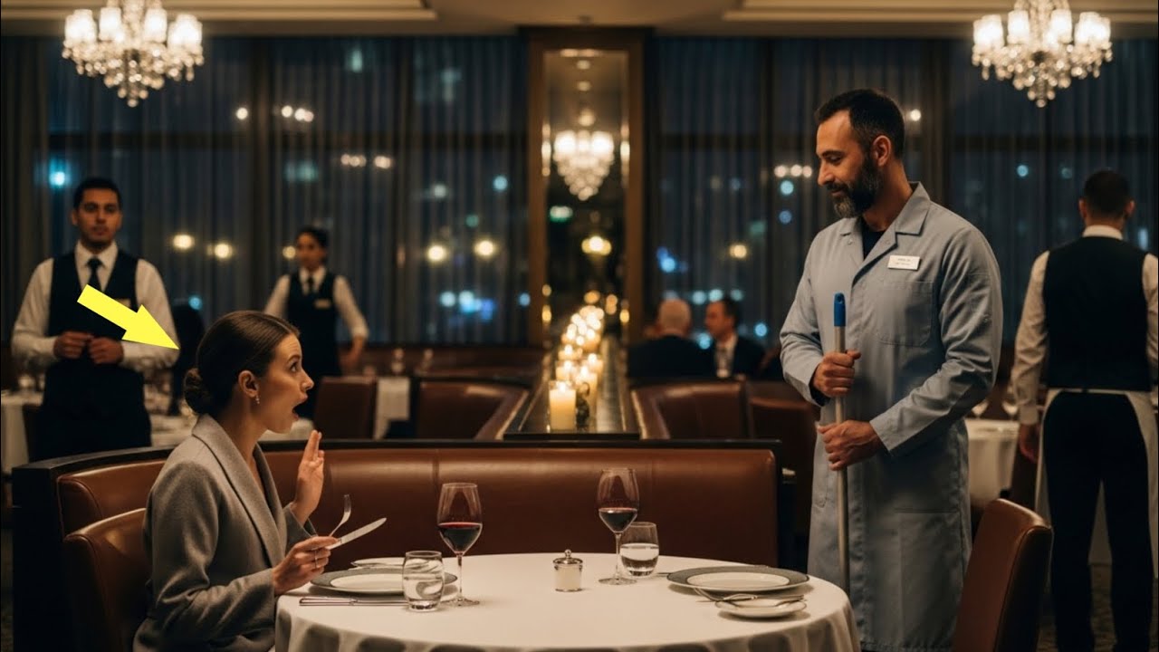 Undercover Female CEO Dines at Her Own Restaurant — But Stops When the Janitor Says 3 Words