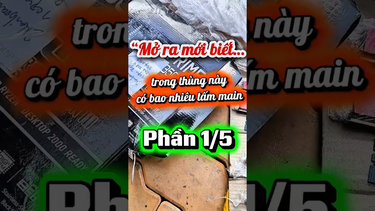 Soi Cả Thùng Ve Chai PC Đức 😳  Phần 1/5 