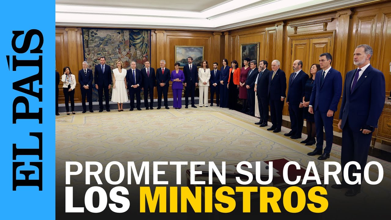 Así han prometido el cargo ante el Rey los nuevos ministros del Gobierno de Sánchez | EL PAÍS