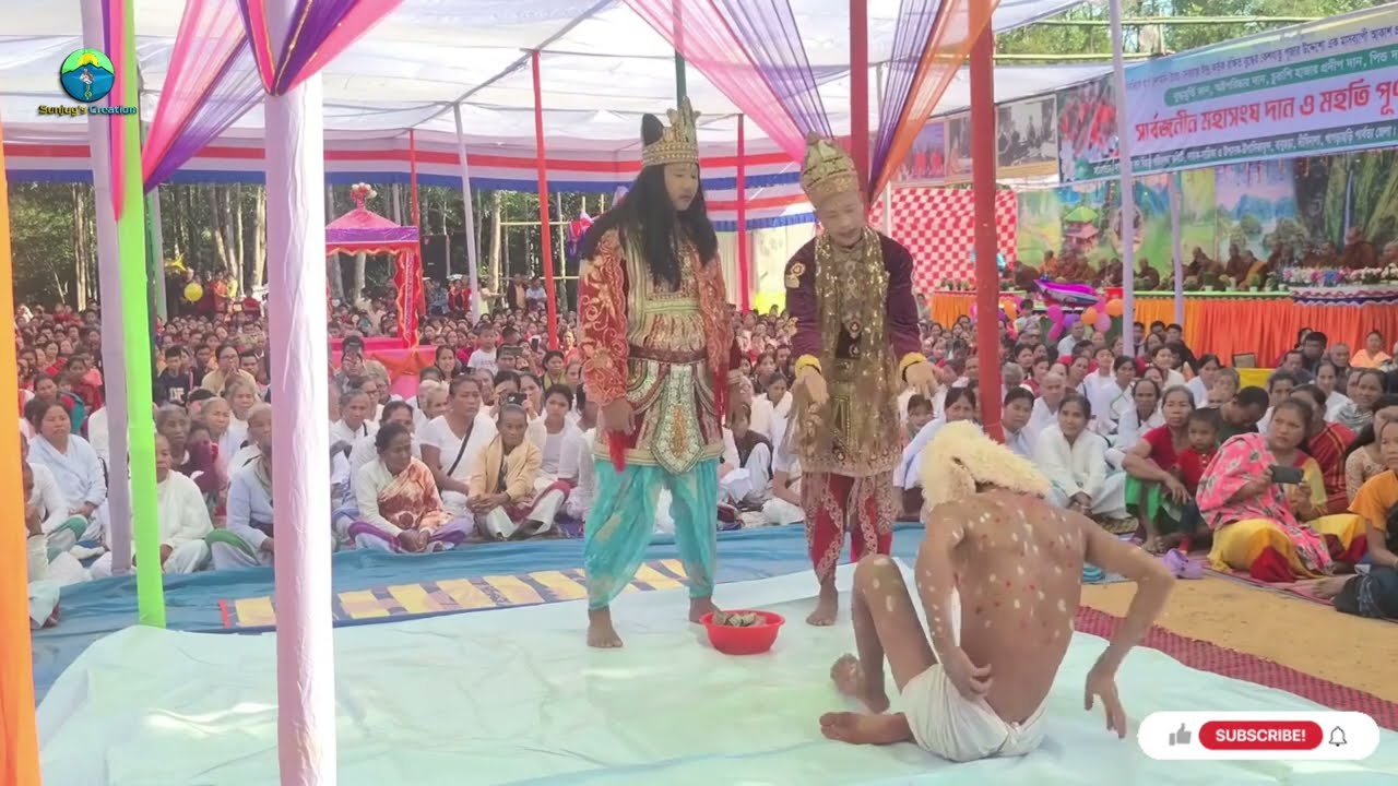 Siddhartha sight witnessed a sick man | Siddhartha Grihatyag in Chakma| সিদ্ধার্থ গৃহত্যাগ |