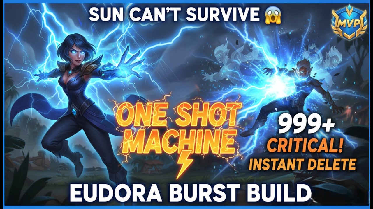SUN GOT DELETED EVERY TIME 😱 Eudora One Shot Madness | MLBB