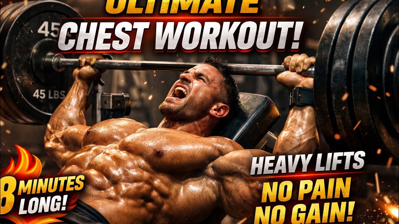 ULTIMATE 3D CHEST WORKOUT 💪 | Heavy Bench Press | No Pain No Gain 🔥