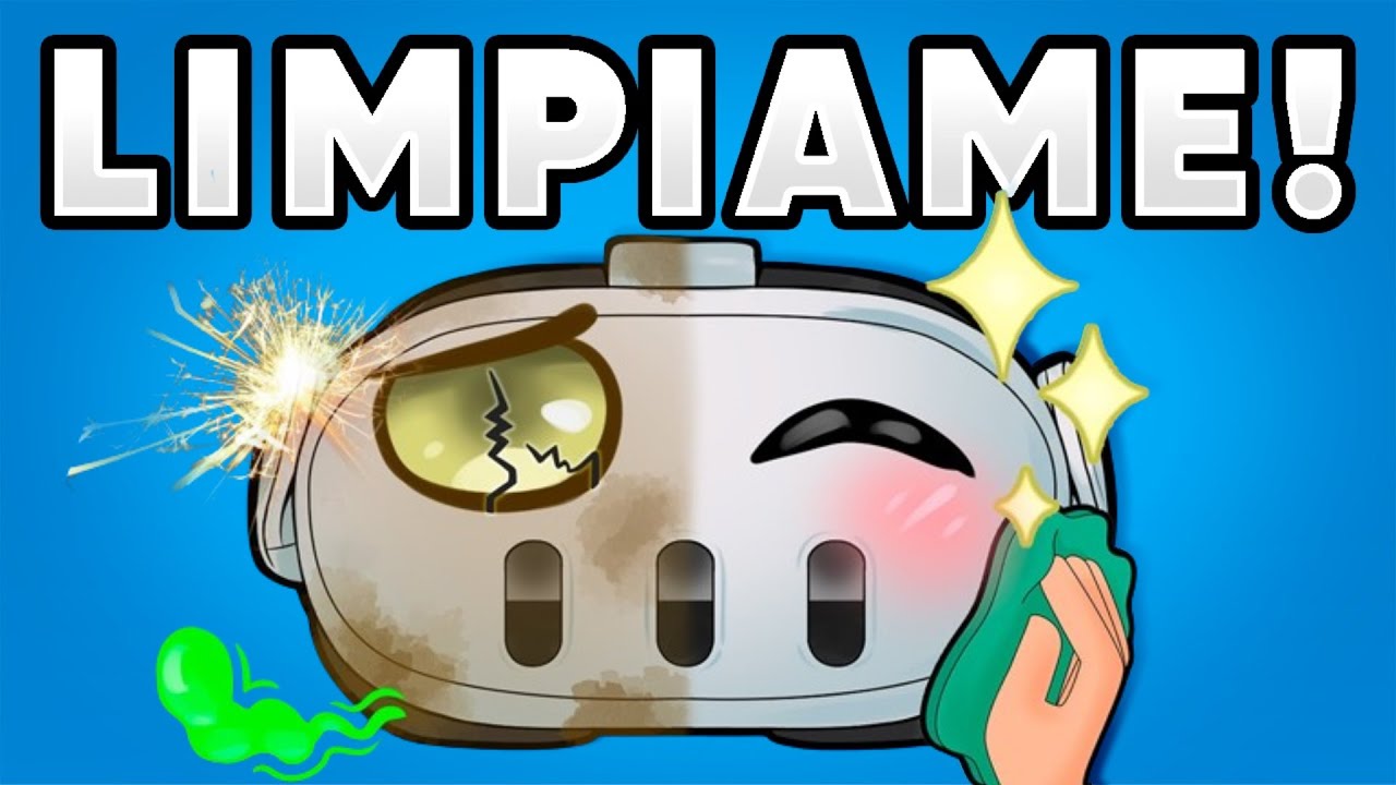 Cómo LIMPIAR tus META QUEST 3 🧽 (y otras gafas de VR)