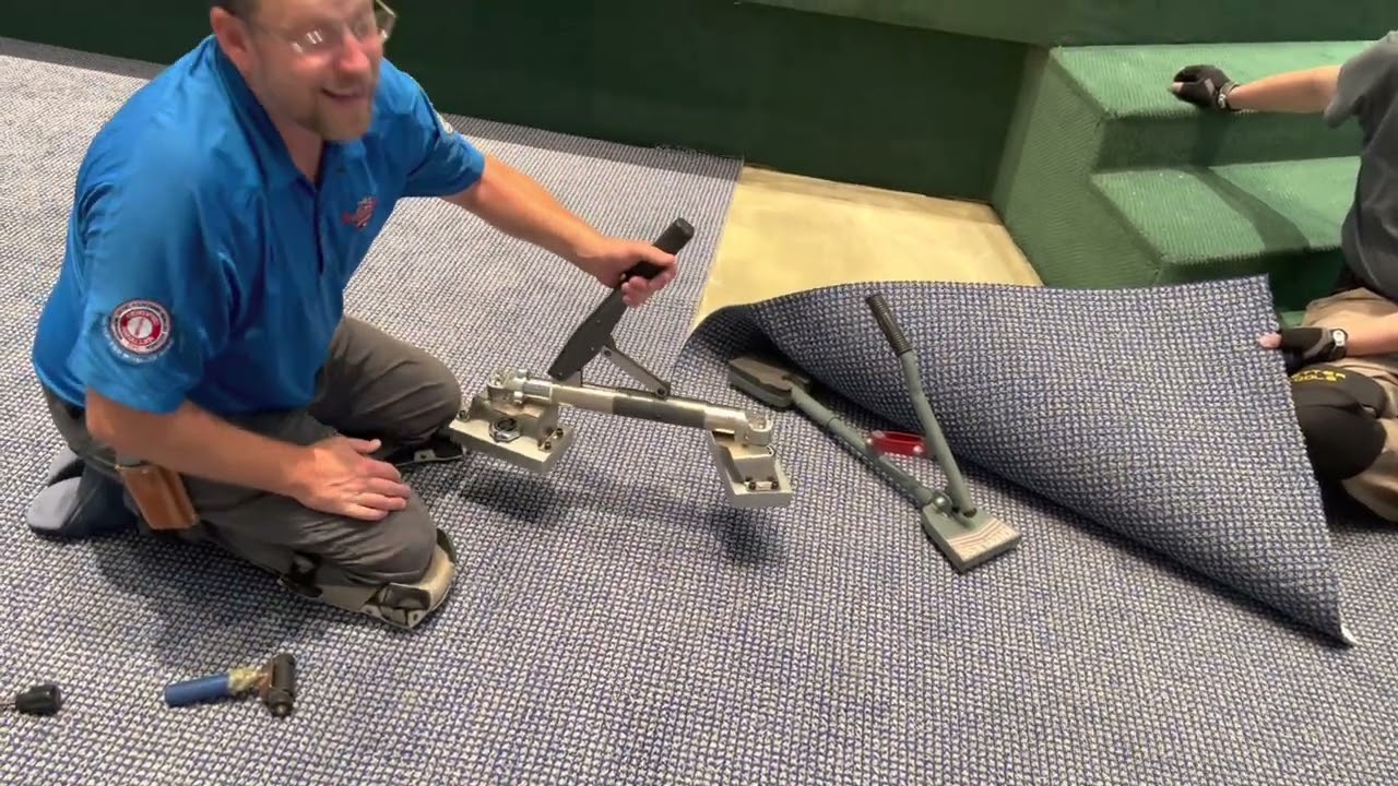 Daily grind,glue down carpet install