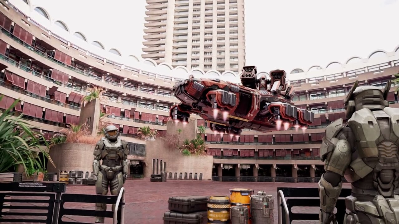Scifi Spaceship Landing - Live action CGI Integration | Maya | Nuke | Blender