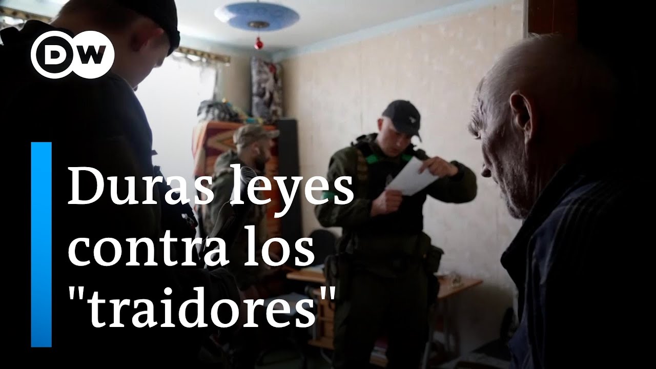 Así detiene Ucrania a presuntos colaboracionistas rusos