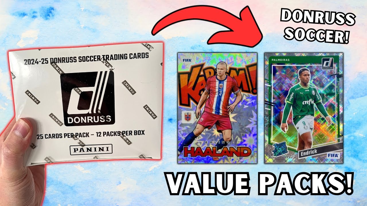 NEW! Panini Donruss Soccer 2024/25 Value Pack box opening!